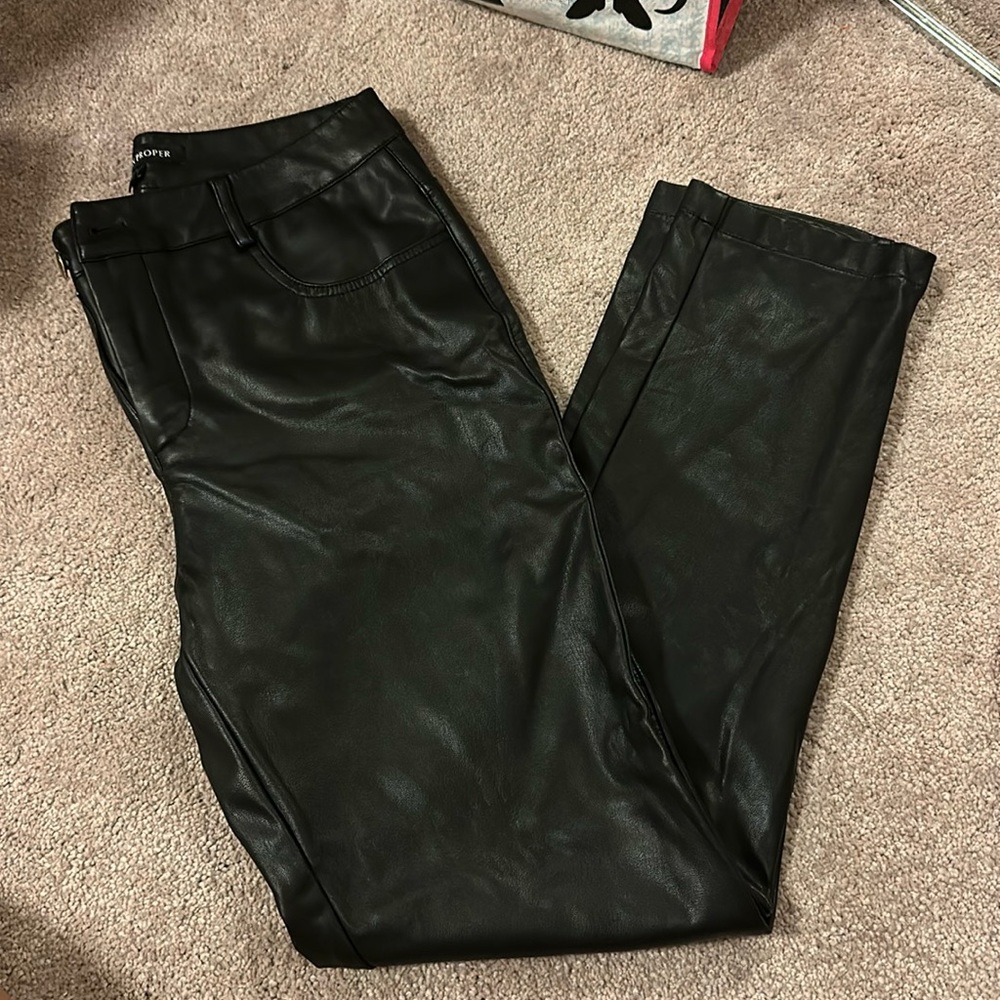 boston proper leather pants